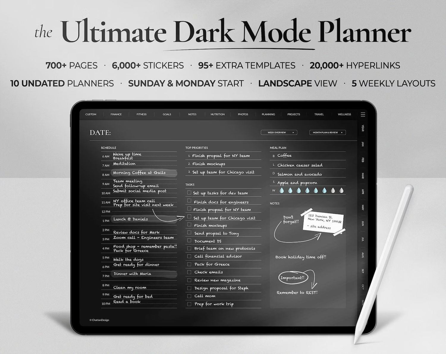 The Ultimate Dark Mode Planner